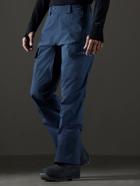 Men's blue snow pant from AETHER Apparel