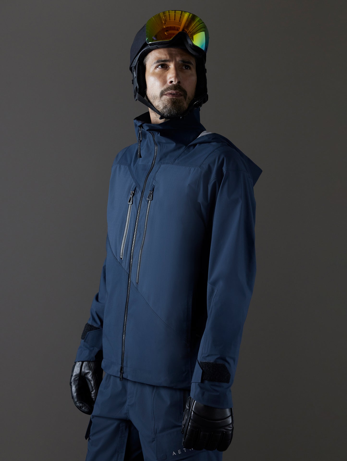 Men's blue snow shell from AETHER Apparel