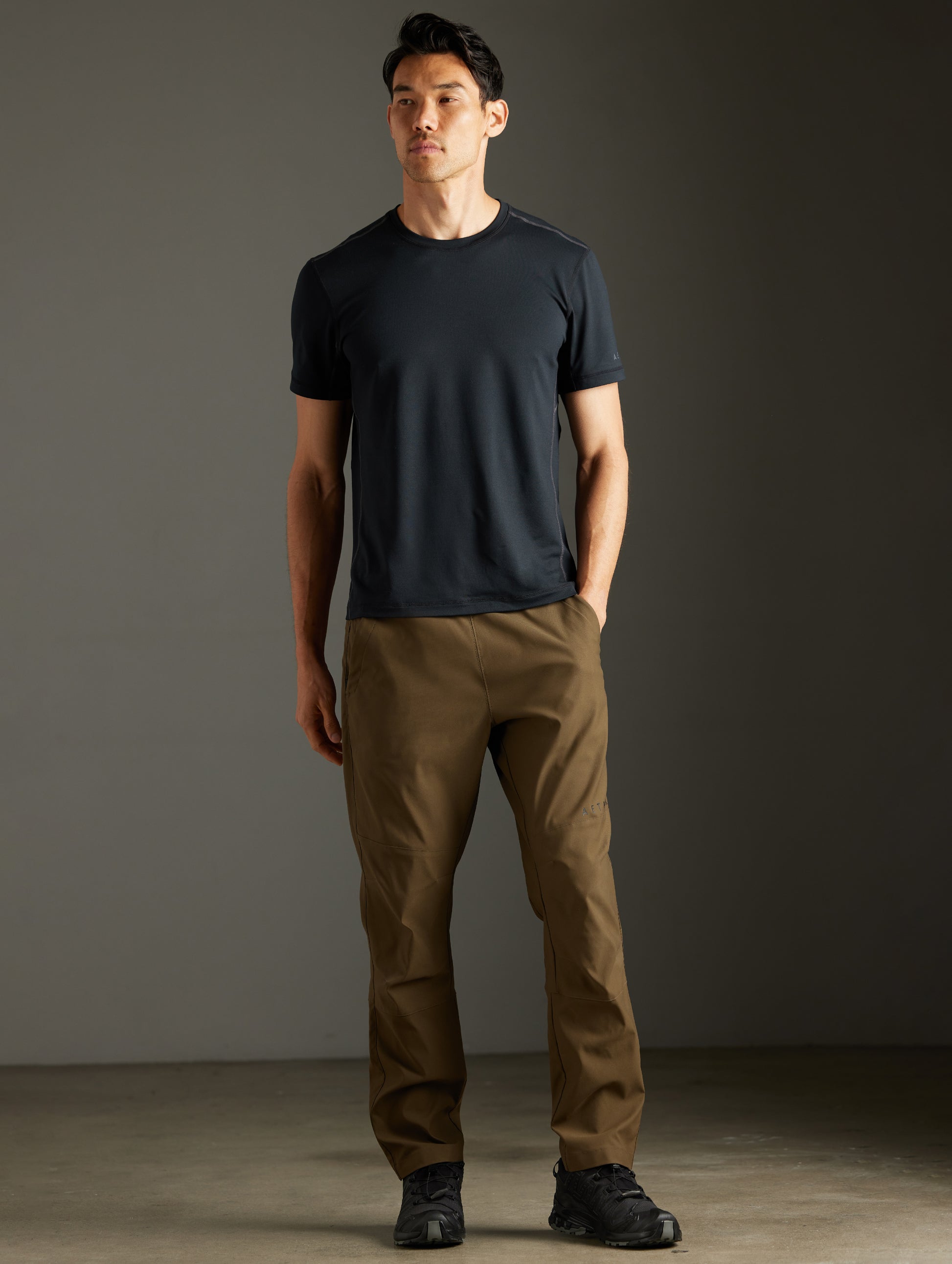 man wearing green pants from AETHER Apparel