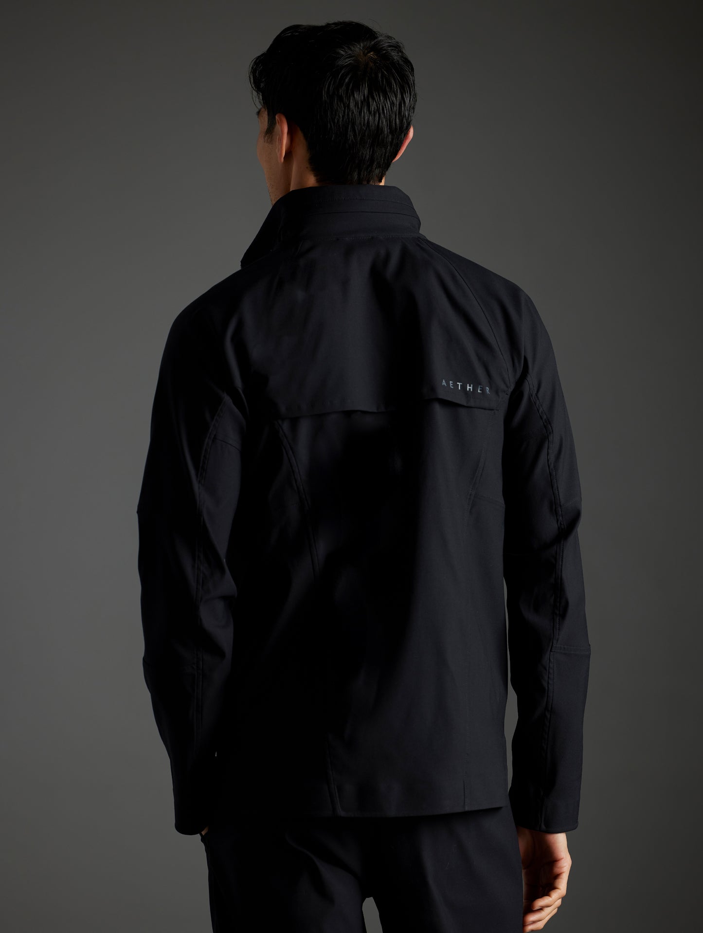 man wearing black jacket from AETHER Apparel