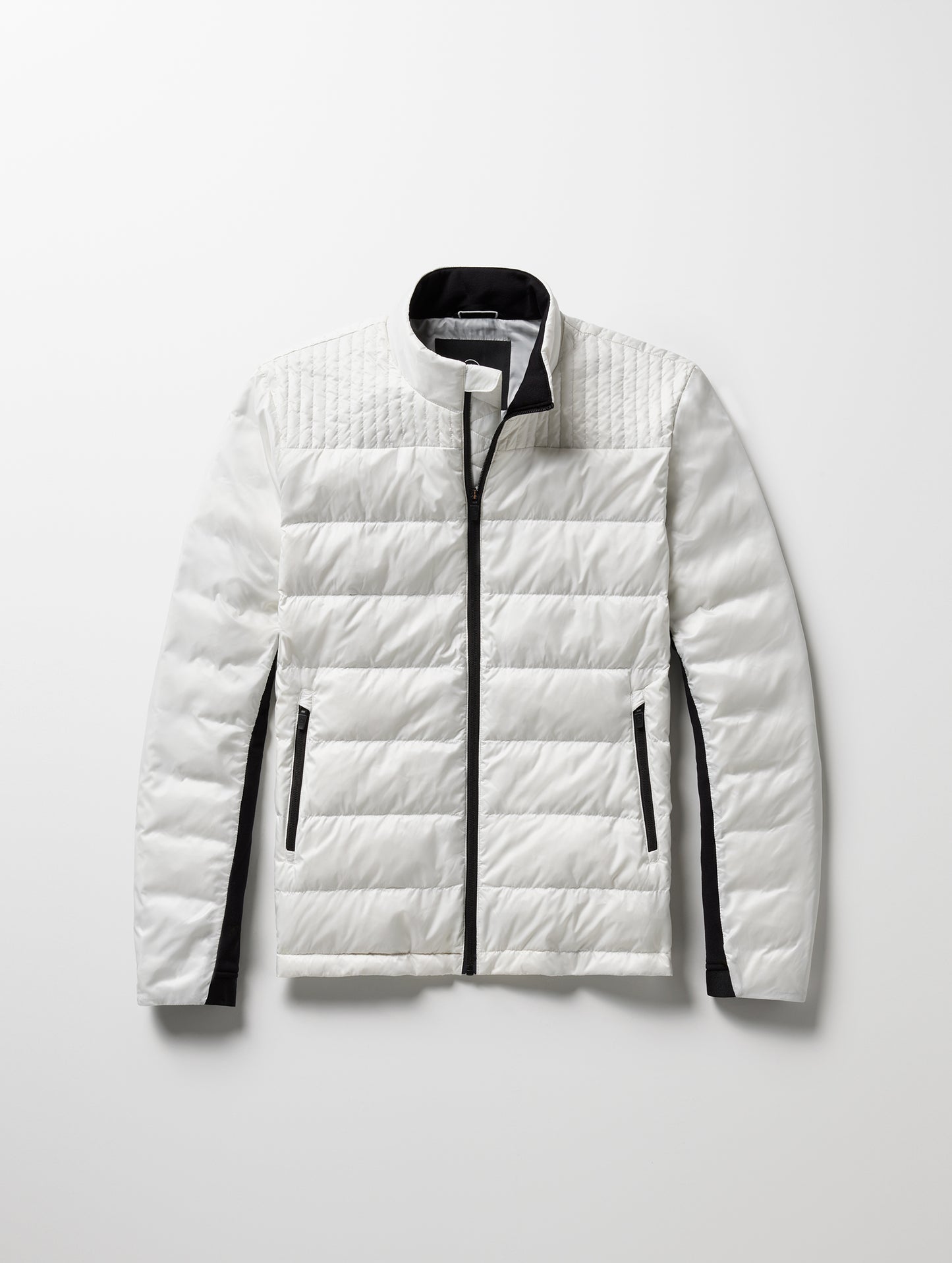 white insulated jacket from AETHER Apparel