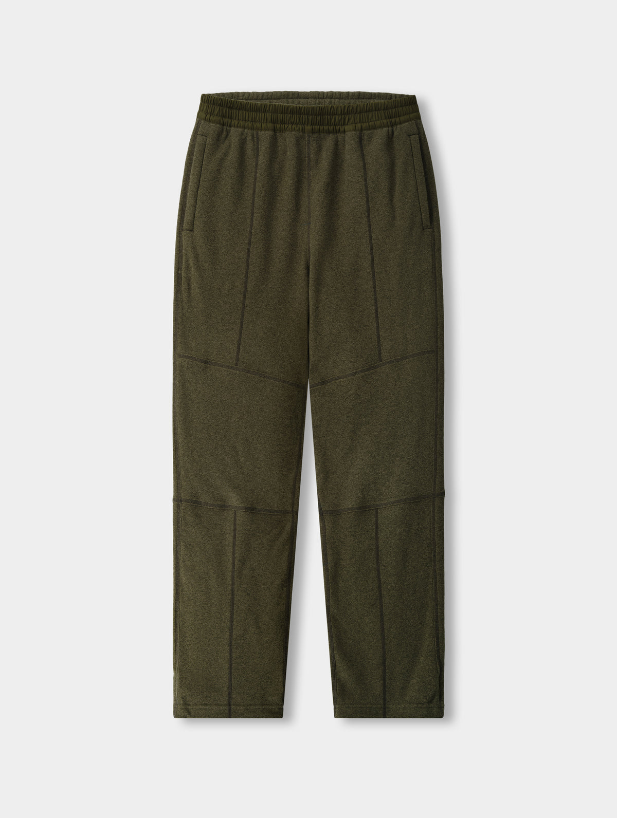 Flat lay of the Sutherlin Pant in Forest Green from AETHER Apparel.