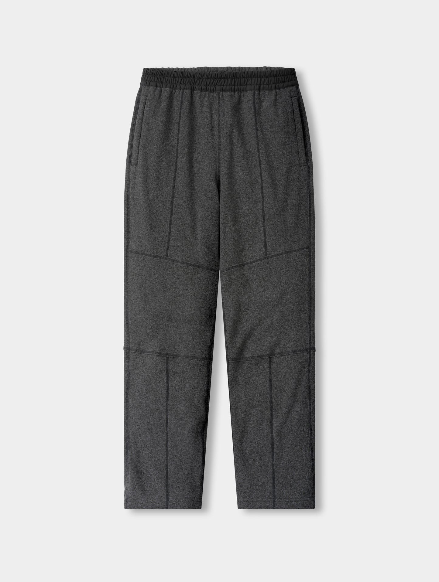 Flat lay of the Sutherlin Pant in Charcoal Grey from AETHER Apparel.