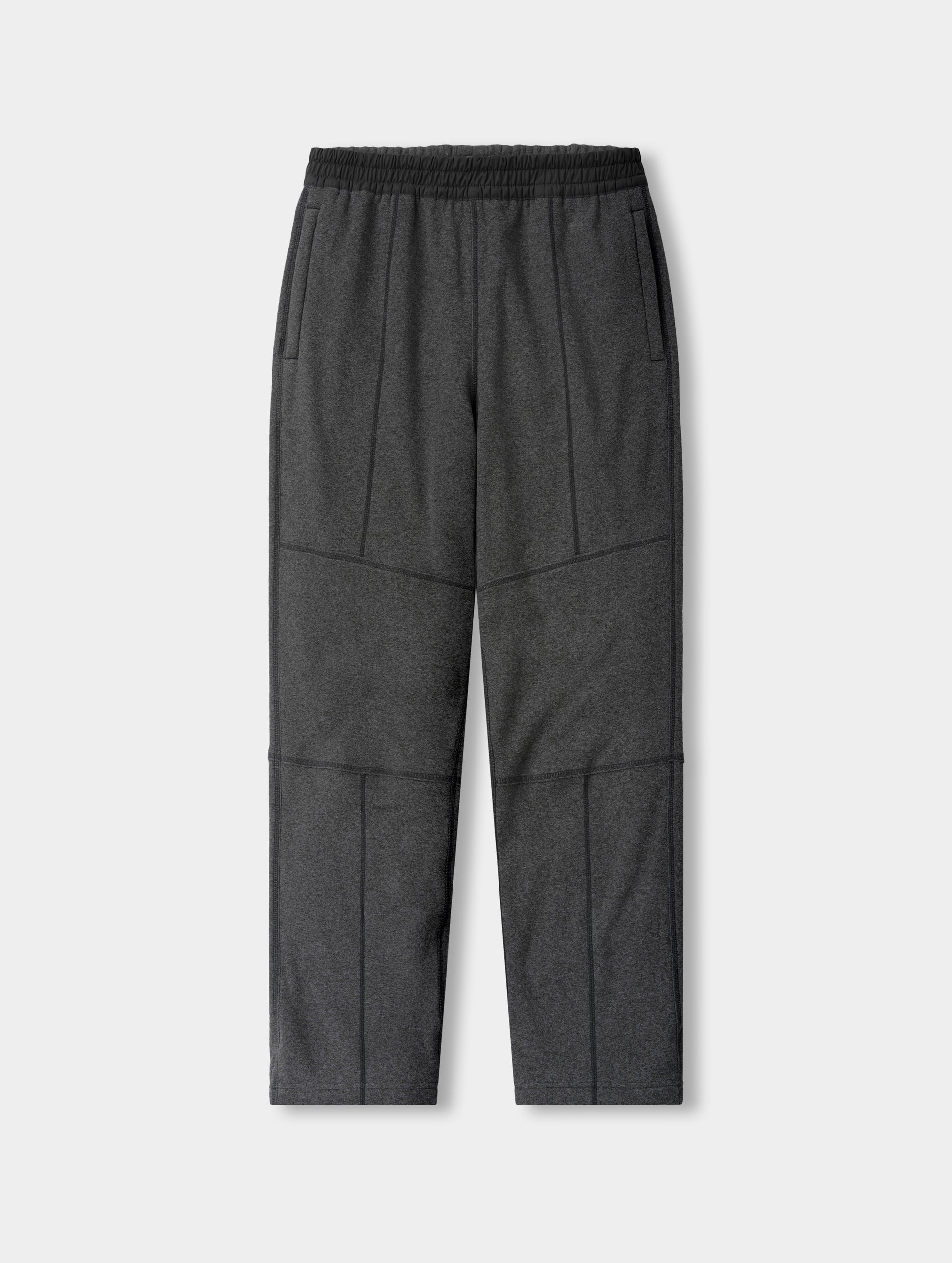 Flat lay of the Sutherlin Pant in Charcoal Grey from AETHER Apparel.