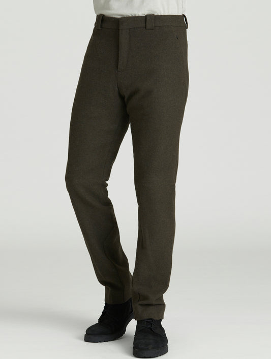 Verden Wool Pant - Command Green Heather
