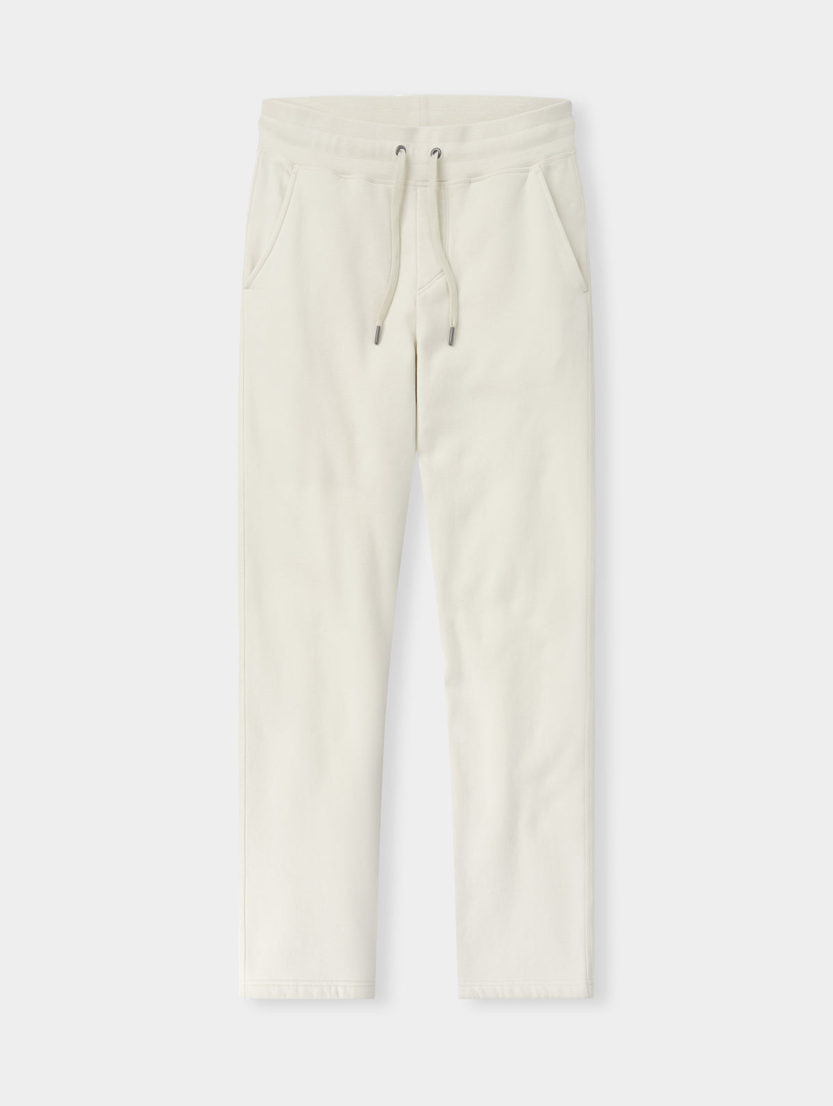 Flat lay view of the Rylan Sweat Pant in Bone from AETHER Apparel.