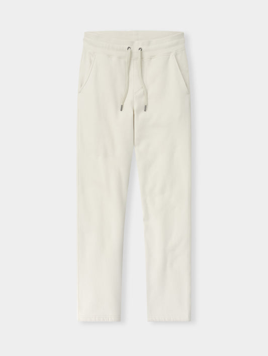 Flat lay view of the Rylan Sweat Pant in Bone from AETHER Apparel.