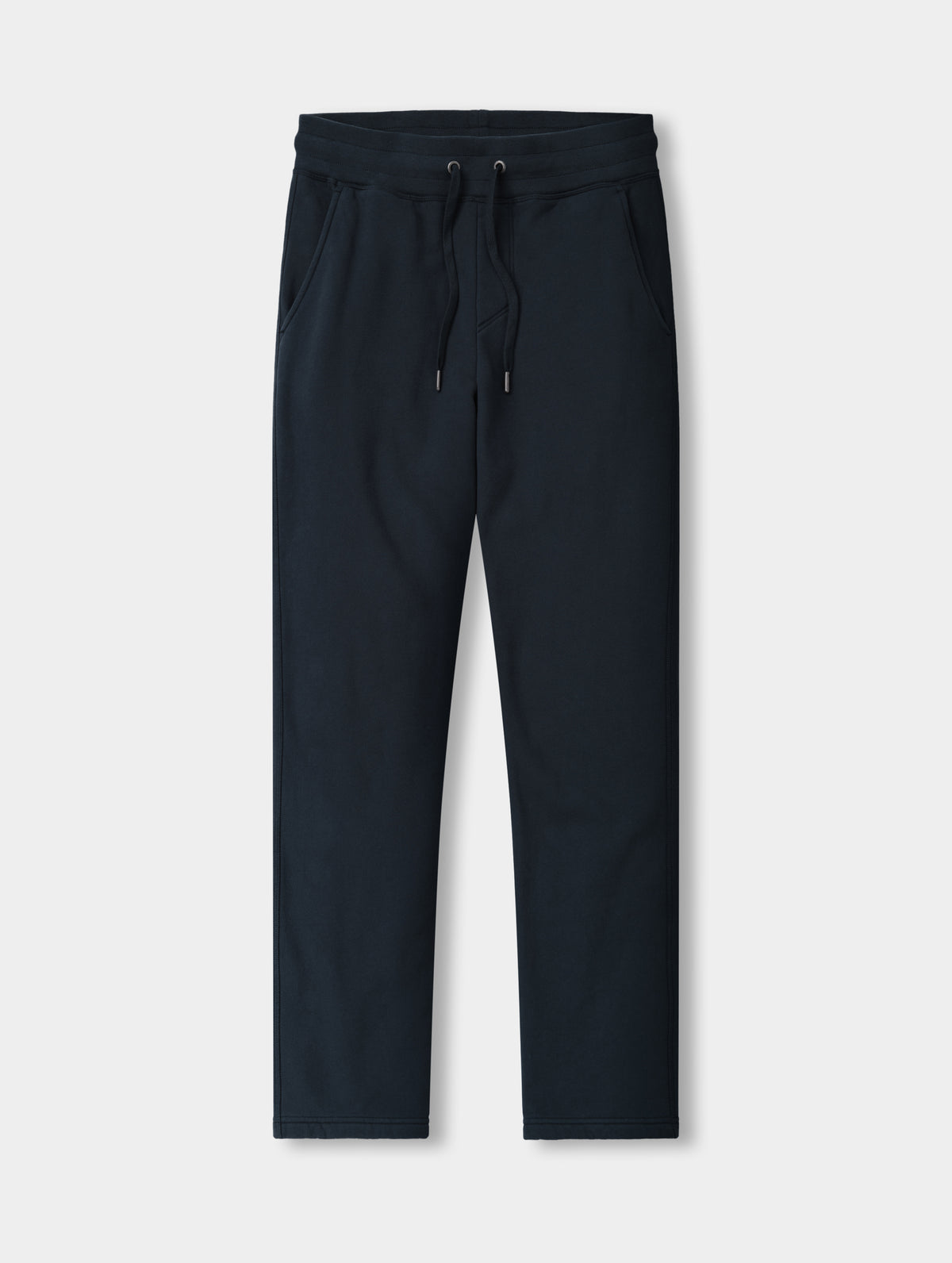 Flat lay view of the Rylan Sweat Pant in Total Eclipse from AETHER Apparel.