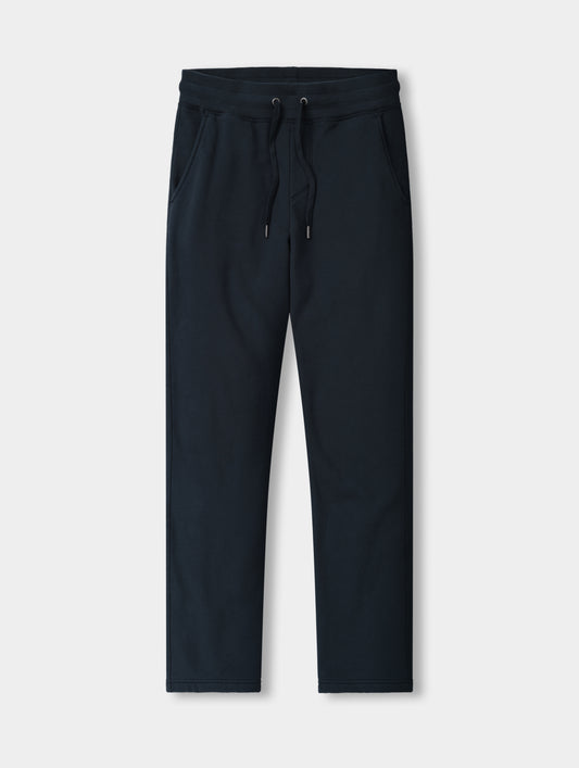 Flat lay view of the Rylan Sweat Pant in Total Eclipse from AETHER Apparel.