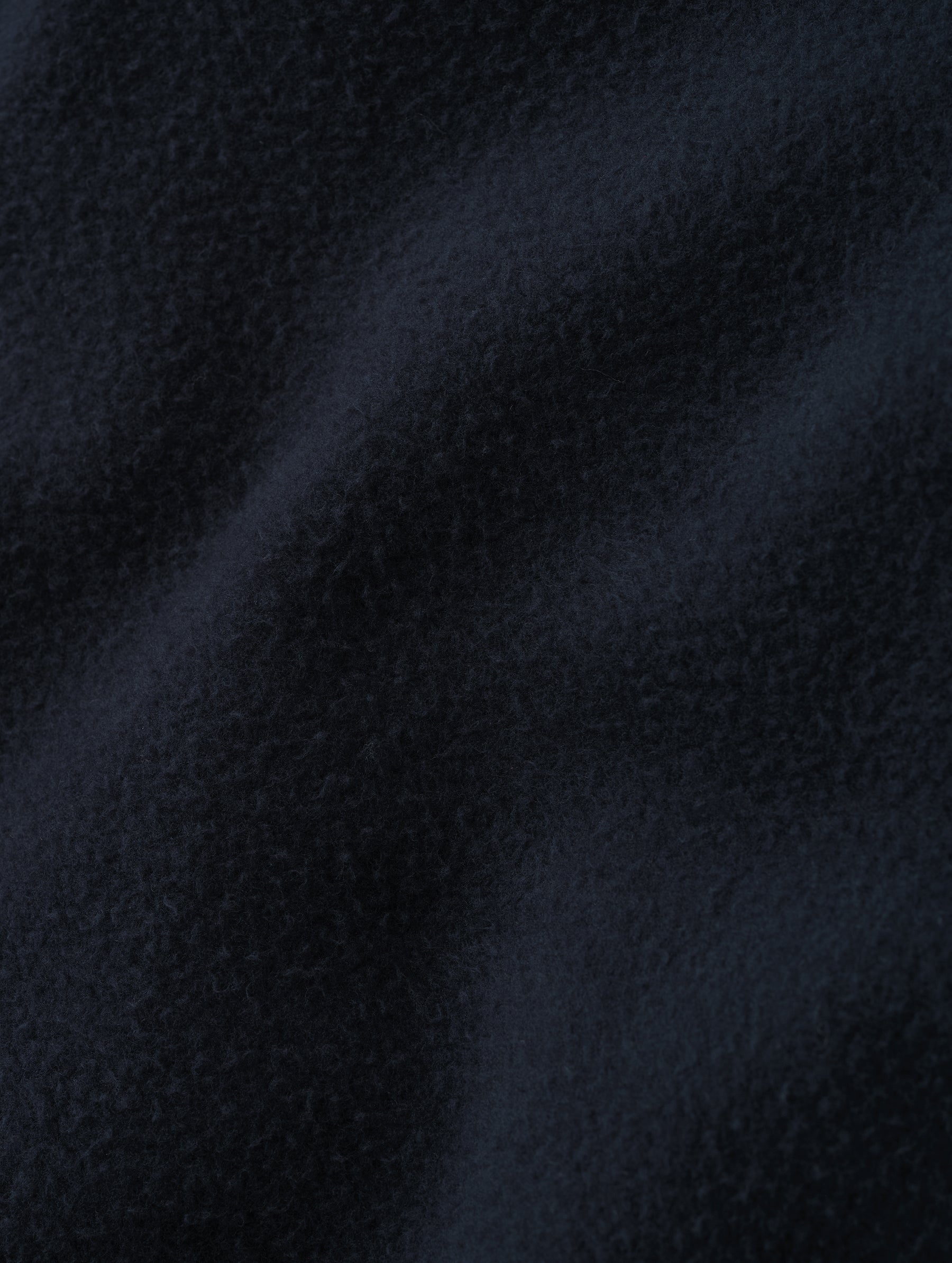 Closeup detailed view of the fabric on the Rylan Cuffed Sweatpant in Total Eclipse from AETHER Apparel.