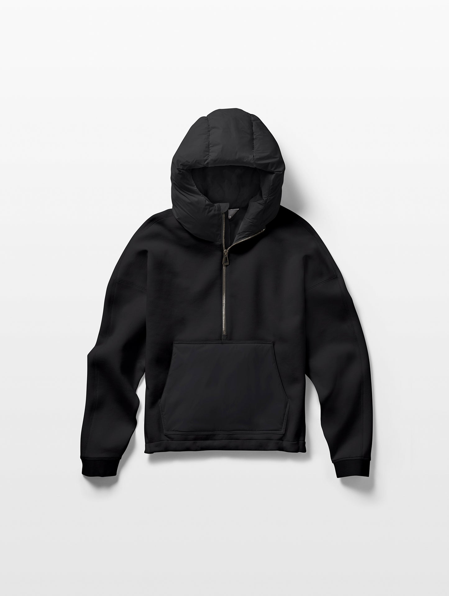 Black Align Hooded Anorak from AETHER Apparel.