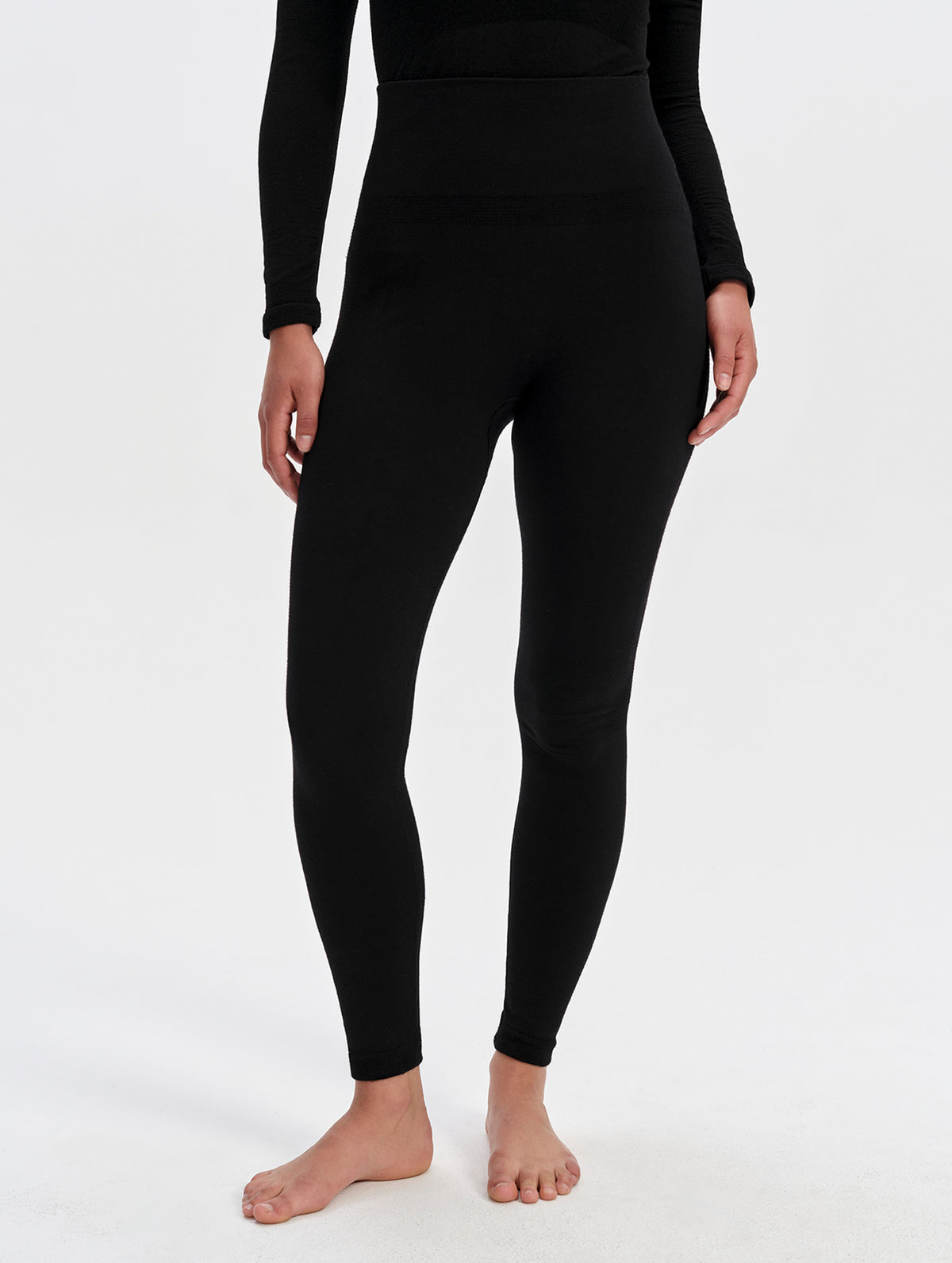 W Alpine Seamless Base Layer Pant - Onyx Black