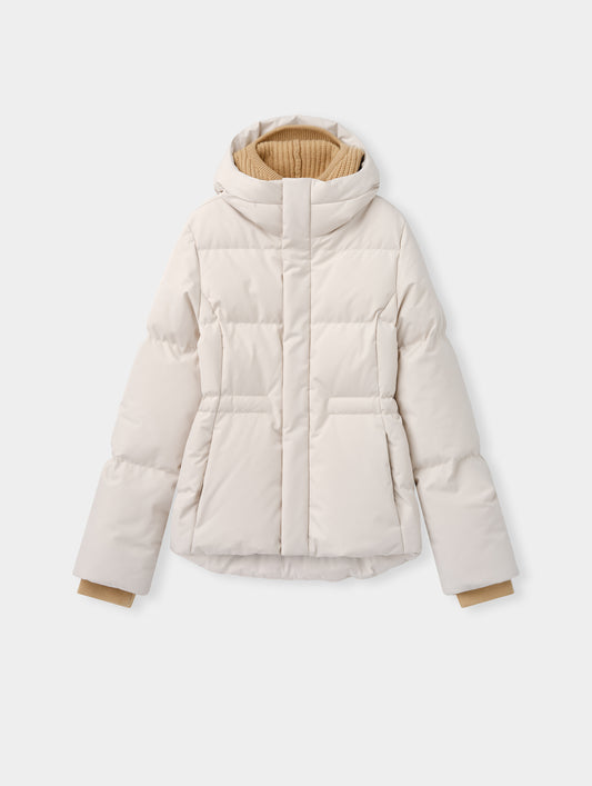 Aria Down Jacket - Bone