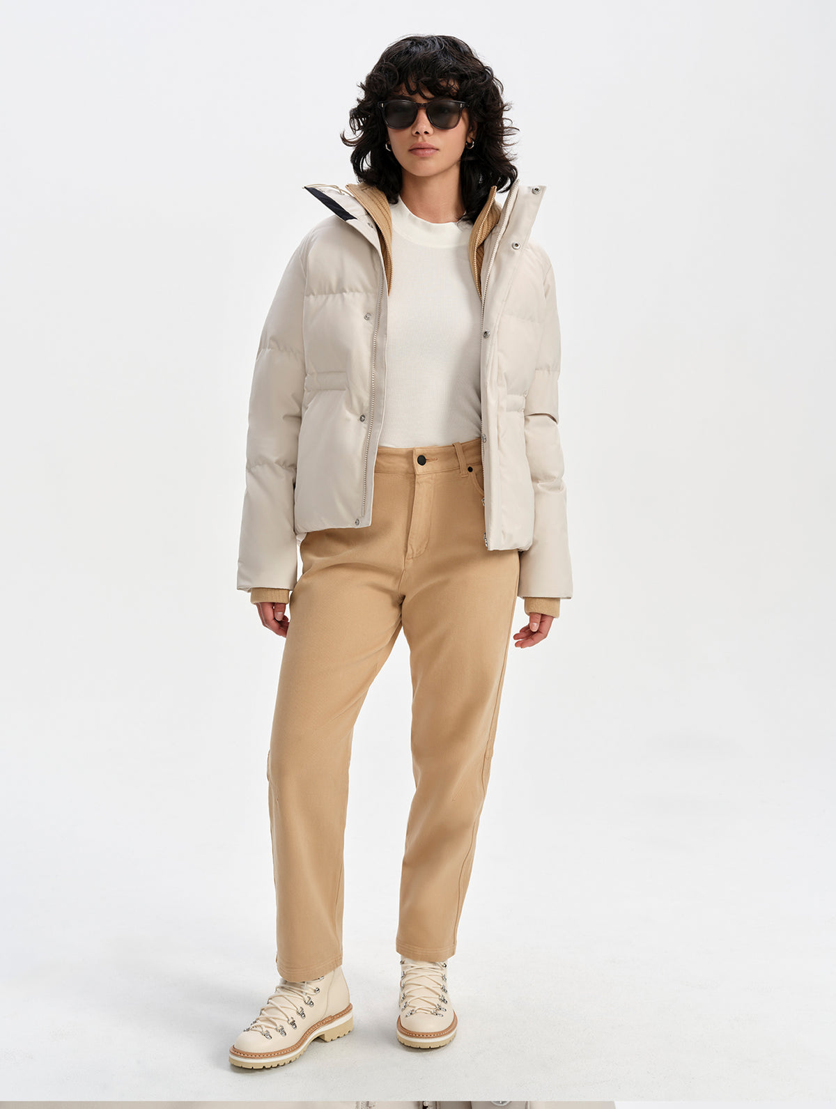 Aria Down Jacket - Bone