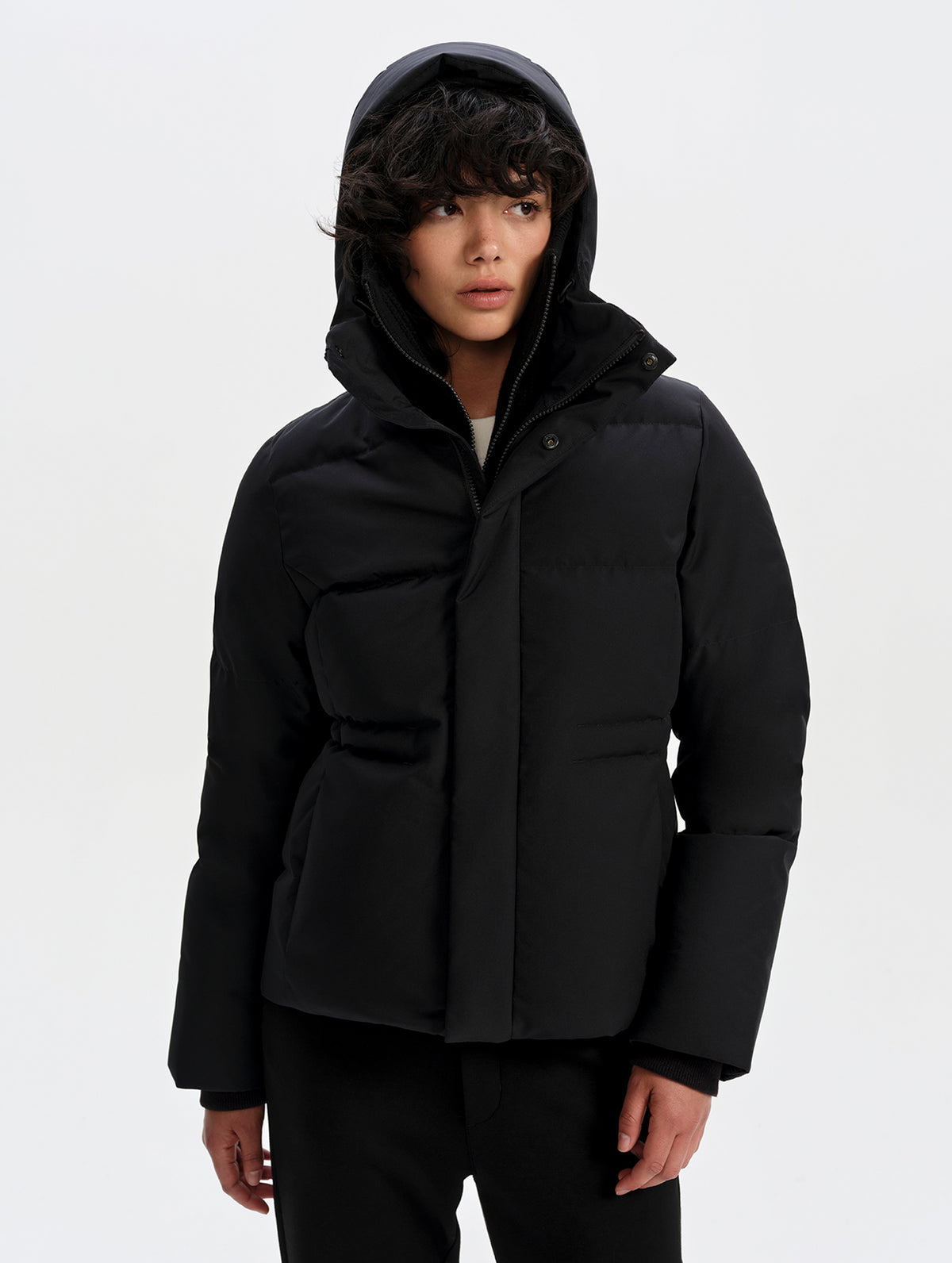 Aria Down Jacket - Onyx Black