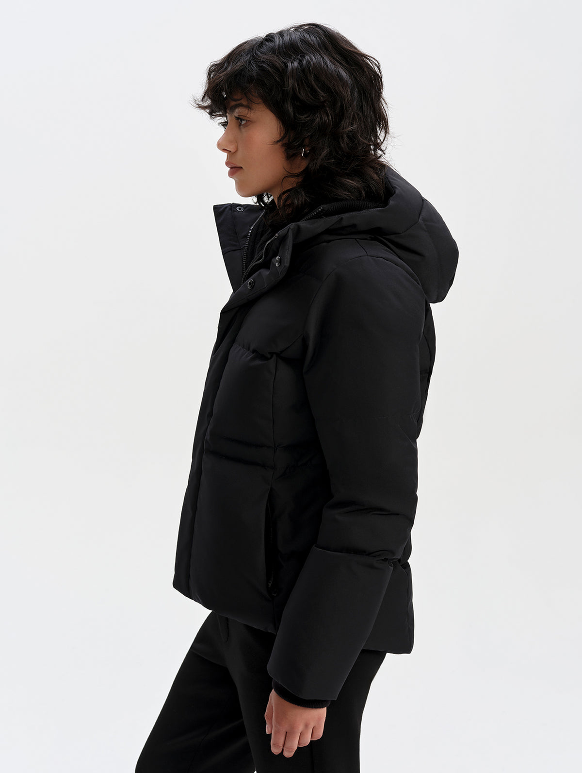 Aria Down Jacket - Onyx Black