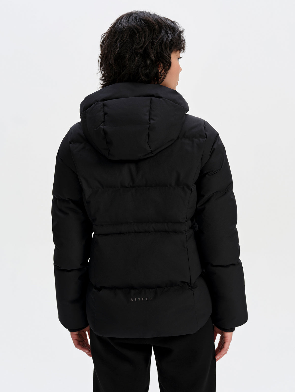Aria Down Jacket - Onyx Black