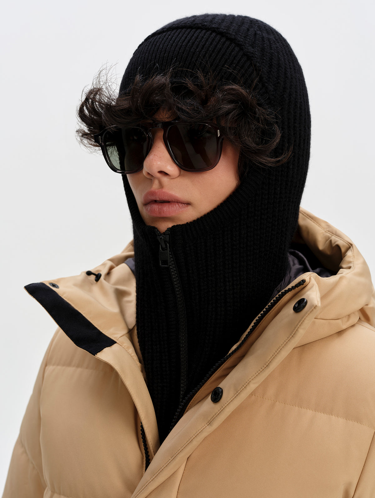 Aria Down Long Parka - Latte Brown
