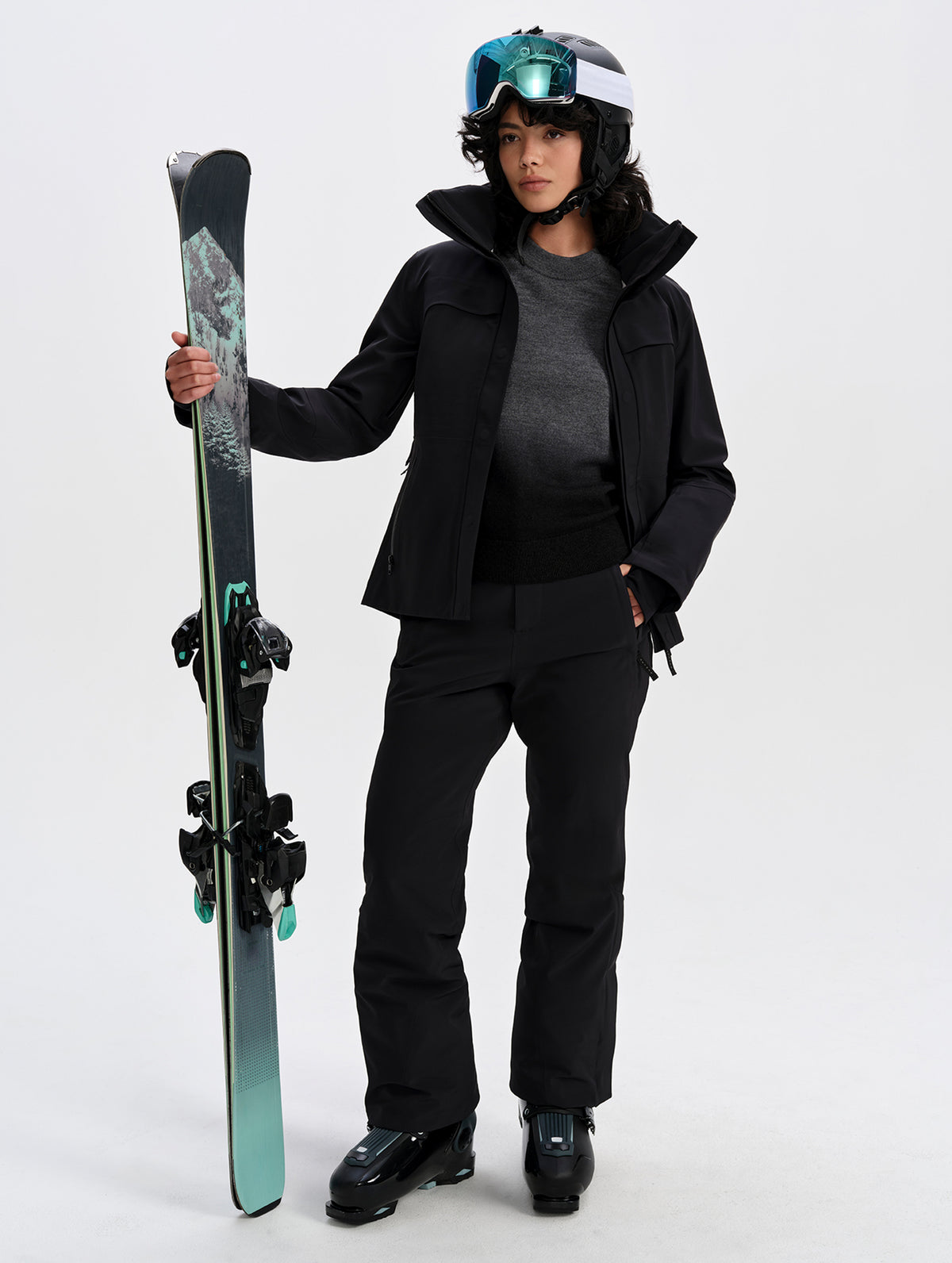 Aurora Snow-Shell Jacket - Onyx Black