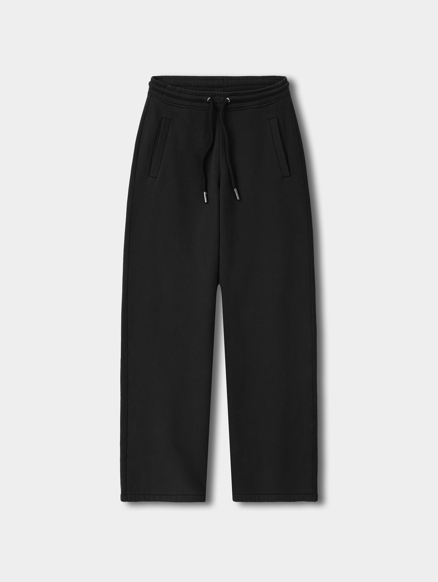 Ayla Wide-Leg Sweatpant - Onyx Black