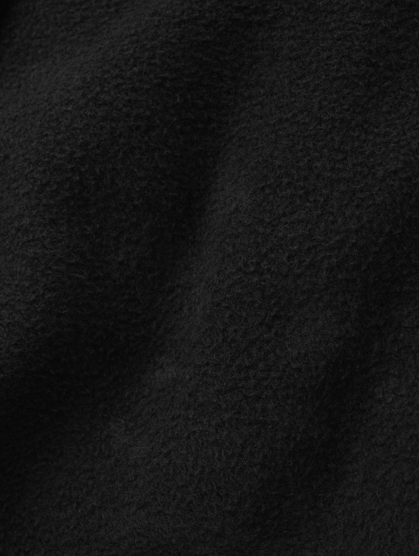 Closeup detailed view of the fabric on the Ayla Wide-Leg Sweatpant in Onyx Black from AETHER Apparel.