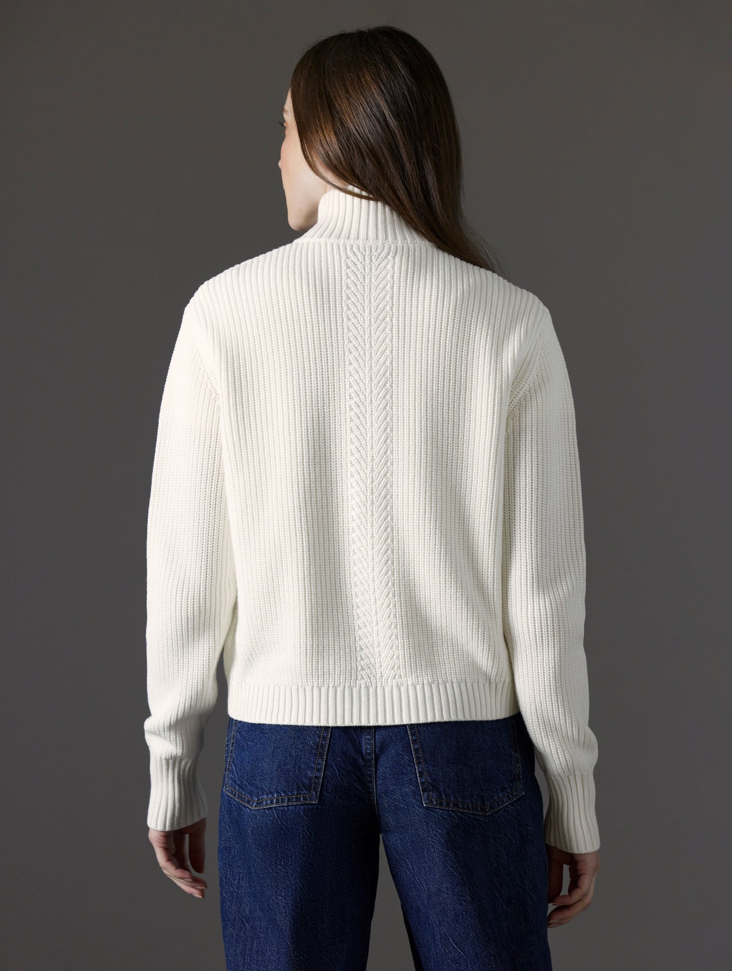 Cato Buttoned Sweater - Winter White