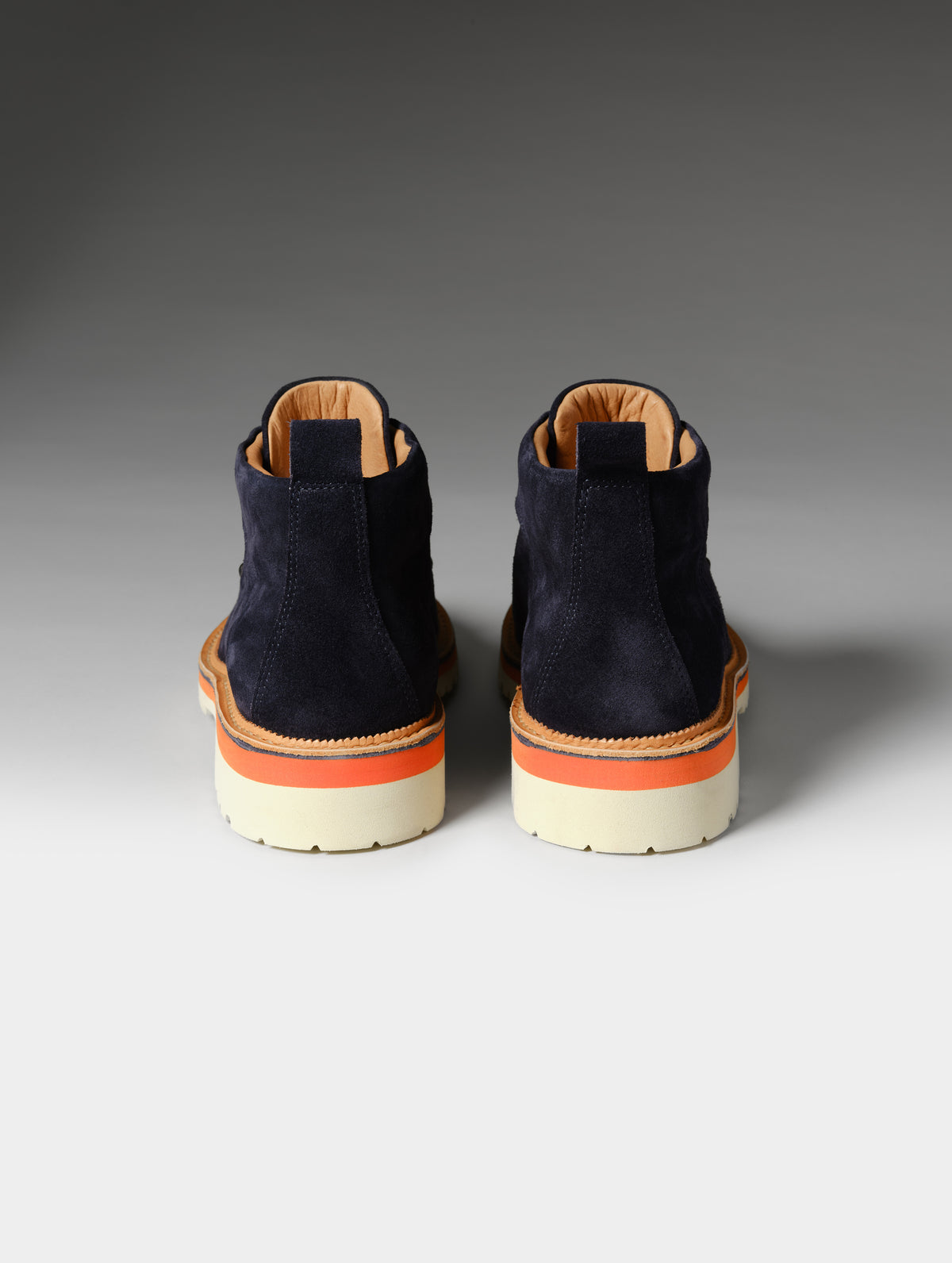 Rear studio shot of the W Dolomite Boot in Total Eclipse from AETHER Apparel.