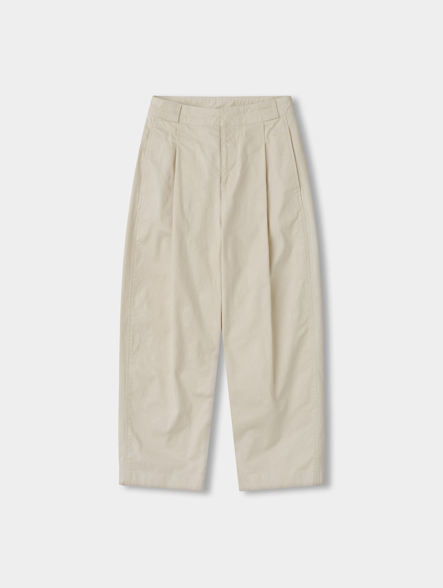Flat lay view of the Dune Pant in Bone from AETHER.
