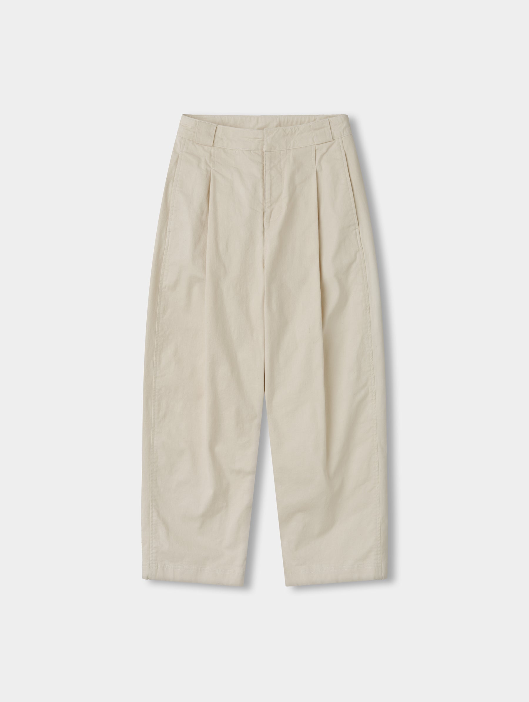 Flat lay view of the Dune Pant in Bone from AETHER.