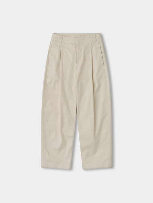 Flat lay view of the Dune Pant in Bone from AETHER.