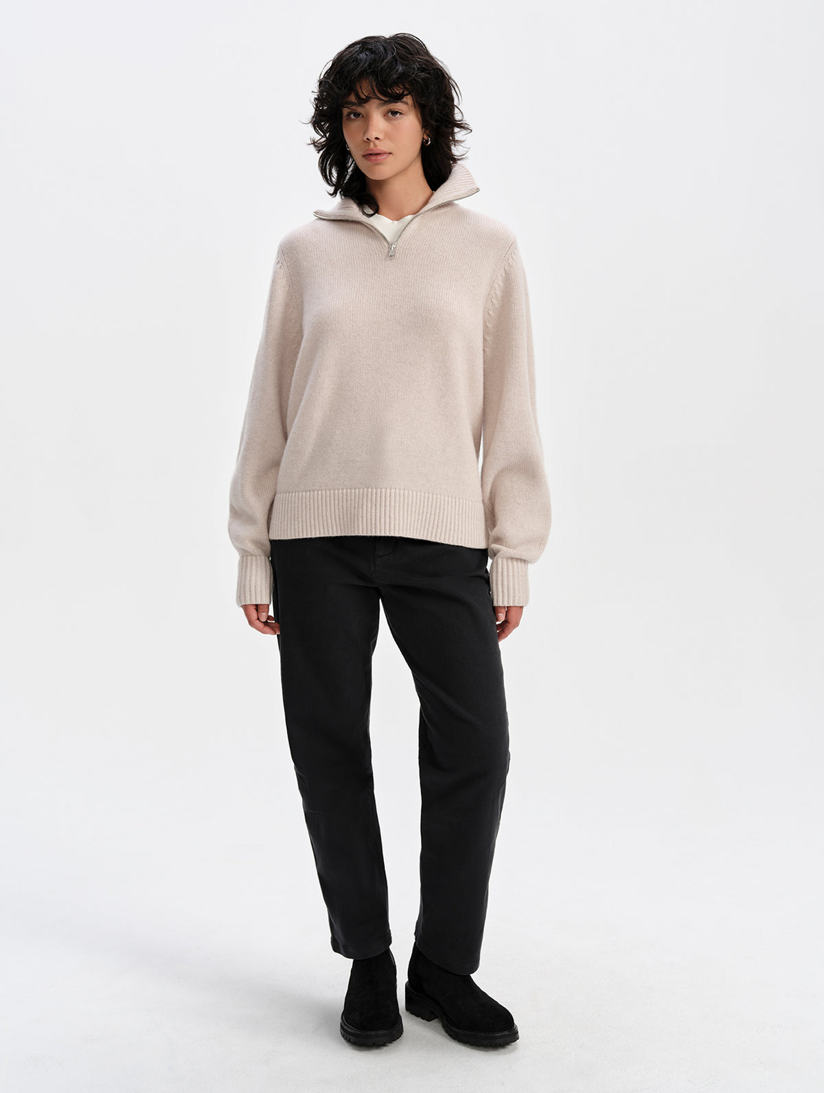 Haven Turtleneck Sweater - Bone