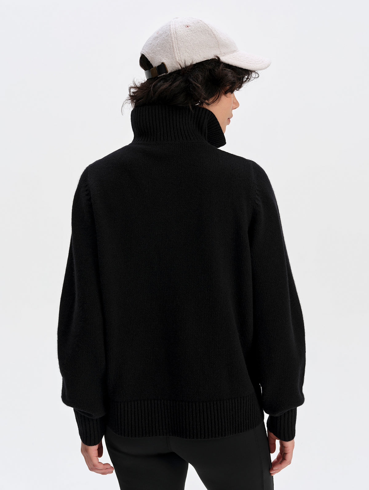 Haven Turtleneck Sweater - Onyx Black