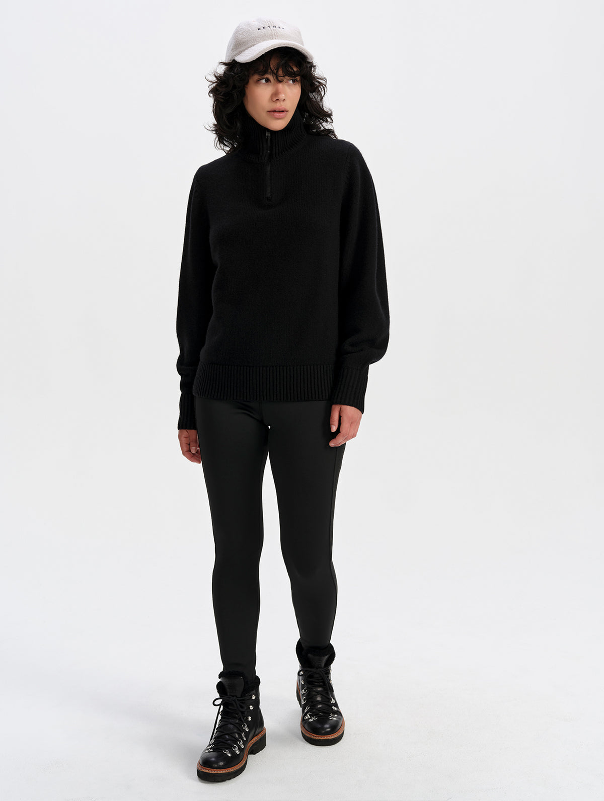 Haven Turtleneck Sweater - Onyx Black