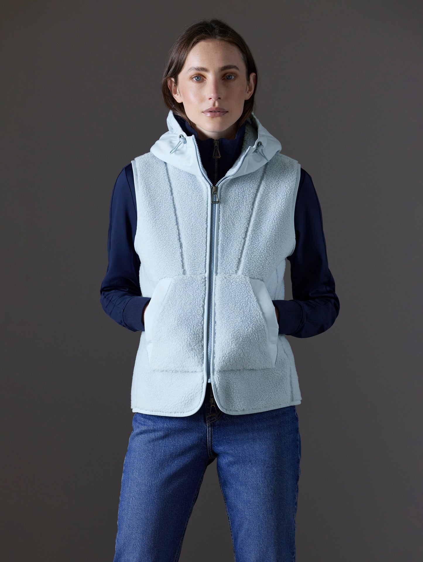 Terrain Fleece Vest - Flight Blue