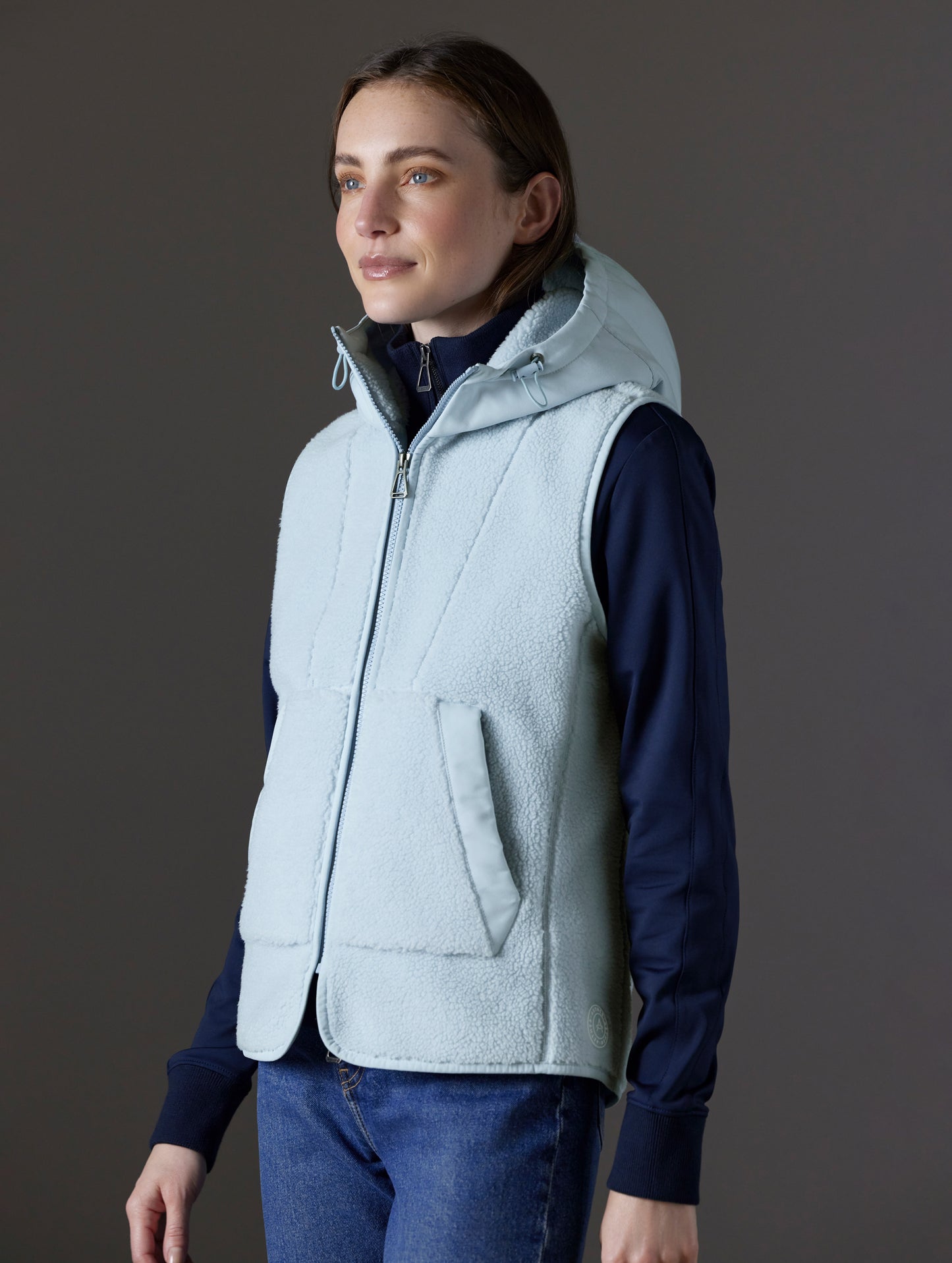 Terrain Fleece Vest - Flight Blue