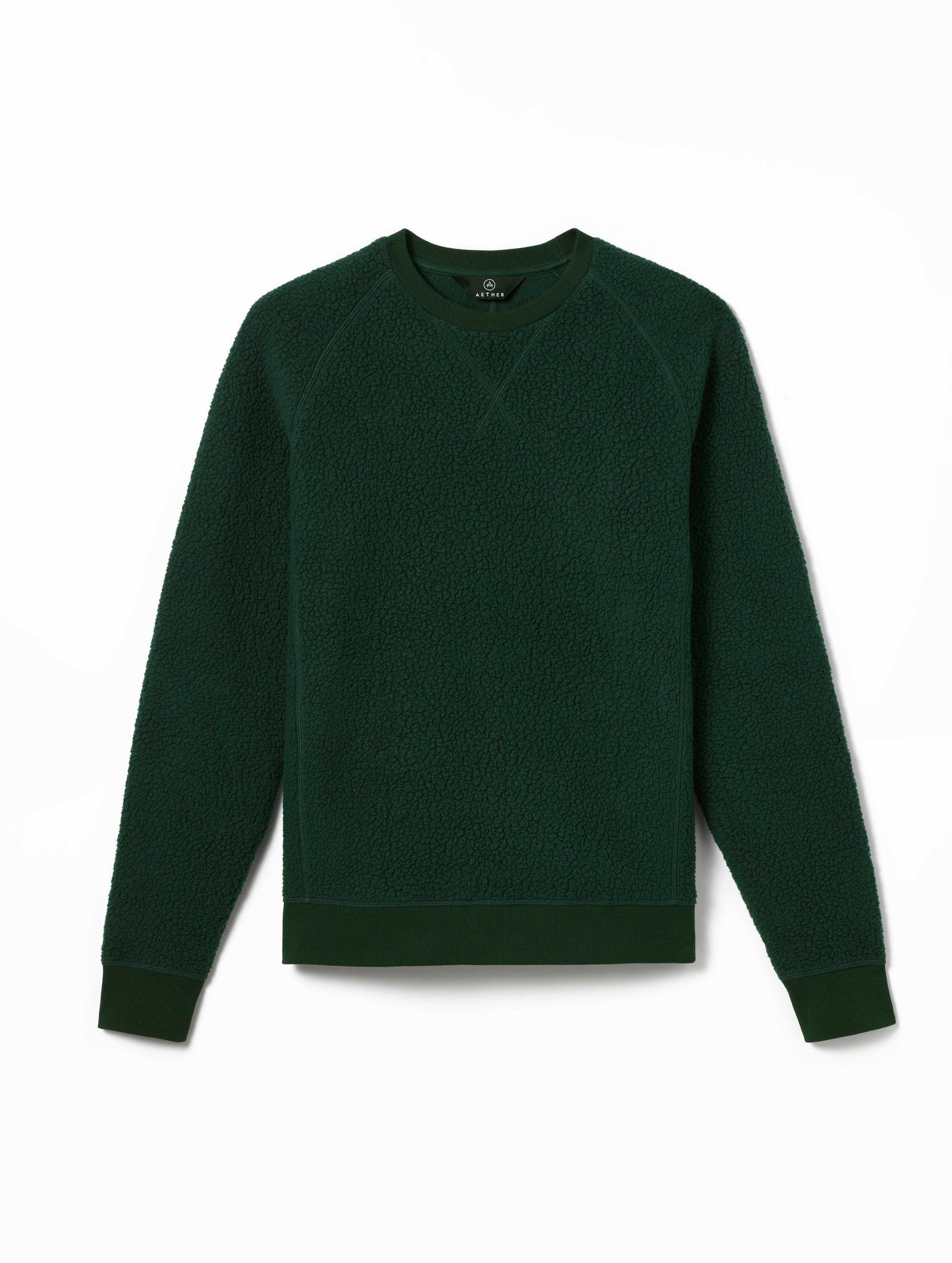 green fleece sweater for men