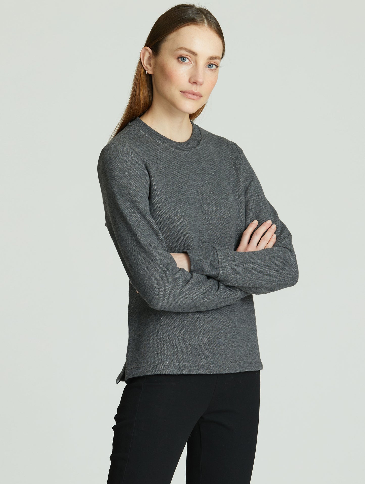 grey pullover for women