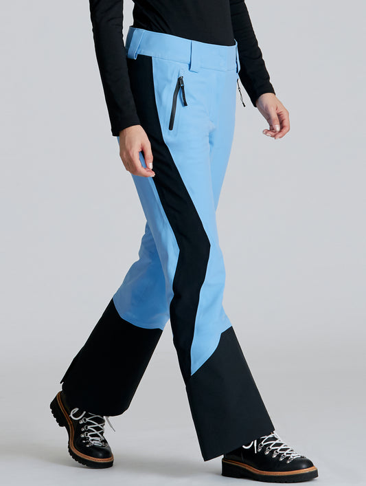 women's blue snow pant from AETHER Apparel